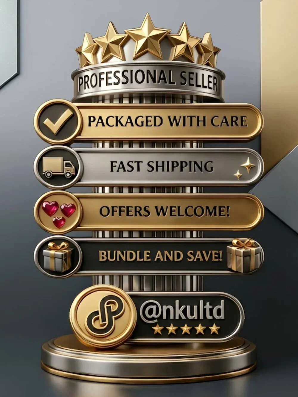 Hollow Heart Charm Bangle Dainty Bracelet 18K Gold Plated 316L Stainless Steel - Picture 4 of 11